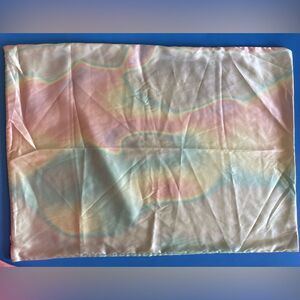 Pastel Tie Dye Satin Pillow Cases.